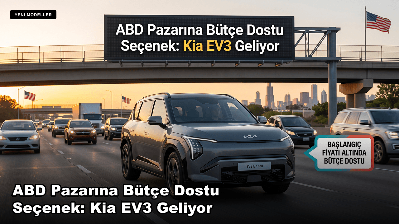 ABD Pazarına Bütçe Dostu Seçenek: Kia EV3 Geliyor