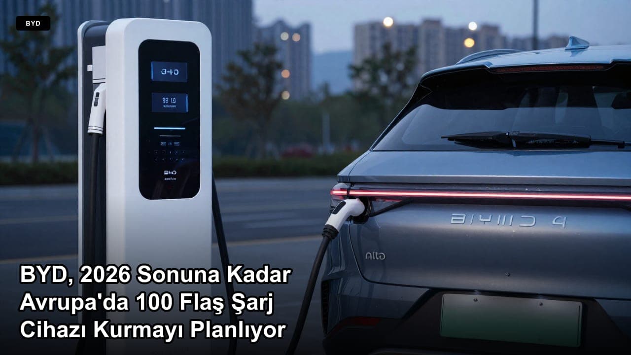 BYD, 2026 Sonuna Kadar Avrupa'da 100 Flaş Şarj Cihazı Kurmayı Planlıyor