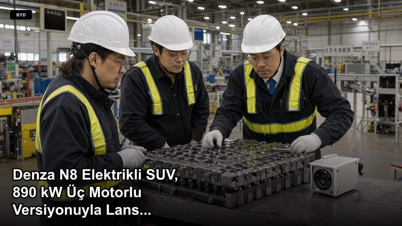 Denza N8 Elektrikli SUV, 890 kW Üç Motorlu Versiyonuyla Lansman Öncesi Görüntülendi