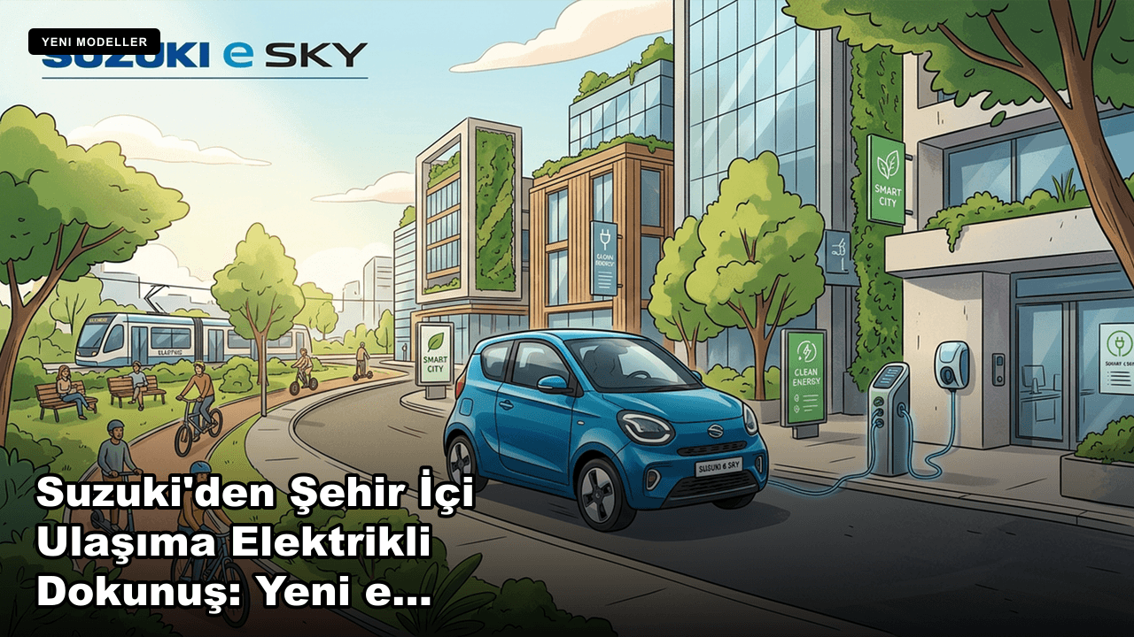 Suzuki'den Şehir İçi Ulaşıma Elektrikli Dokunuş: Yeni e SKY Tanıtıldı