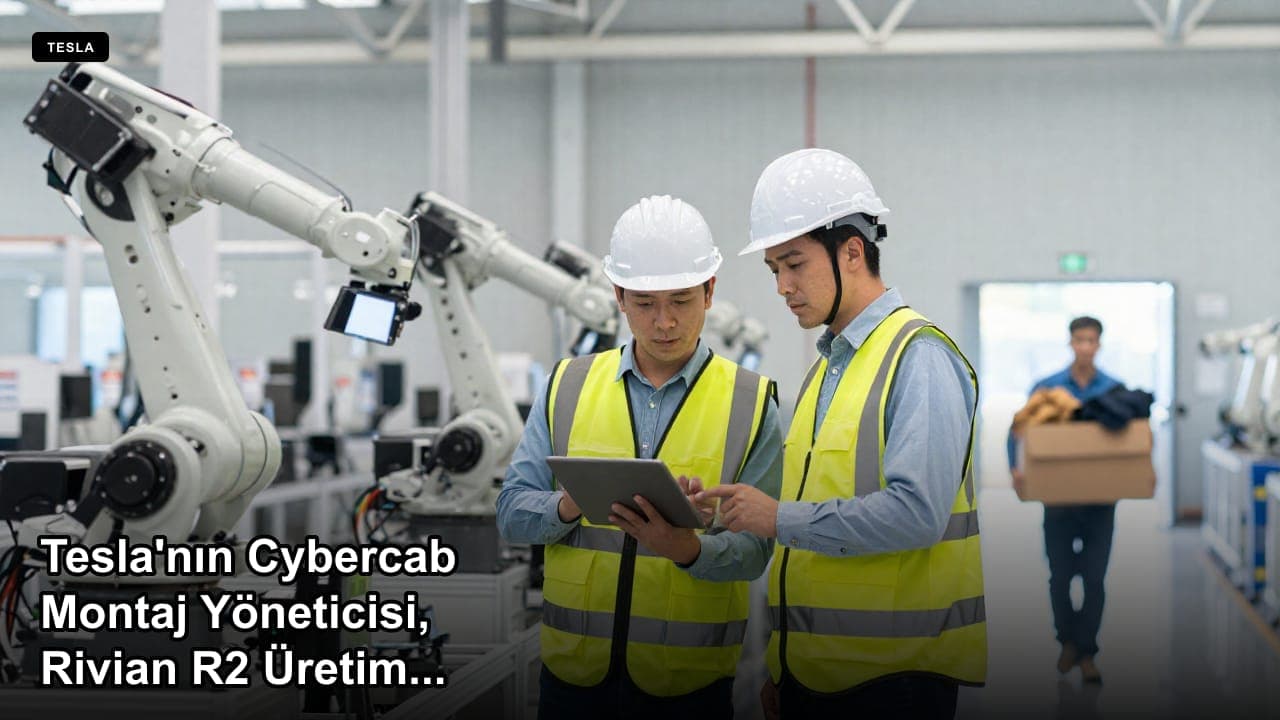 Tesla'nın Cybercab Montaj Yöneticisi, Rivian R2 Üretimine Geçiyor