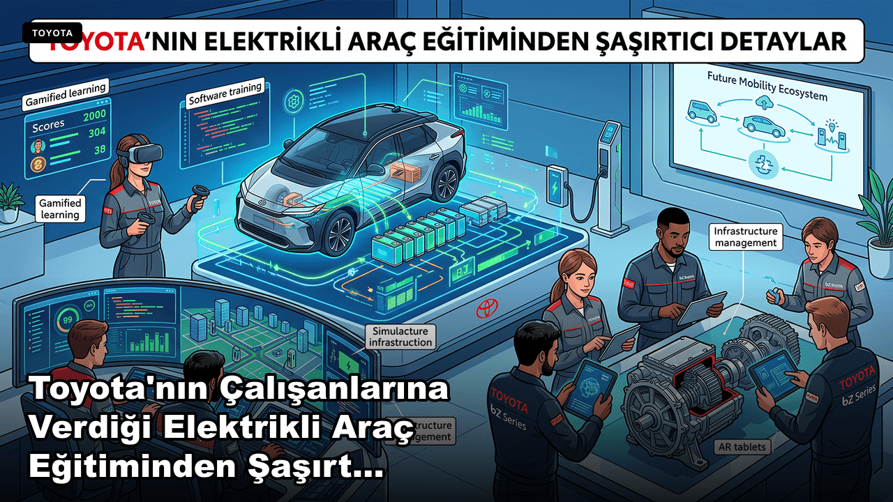 Toyota'nın Çalışanlarına Verdiği Elektrikli Araç Eğitiminden Şaşırtıcı Detaylar