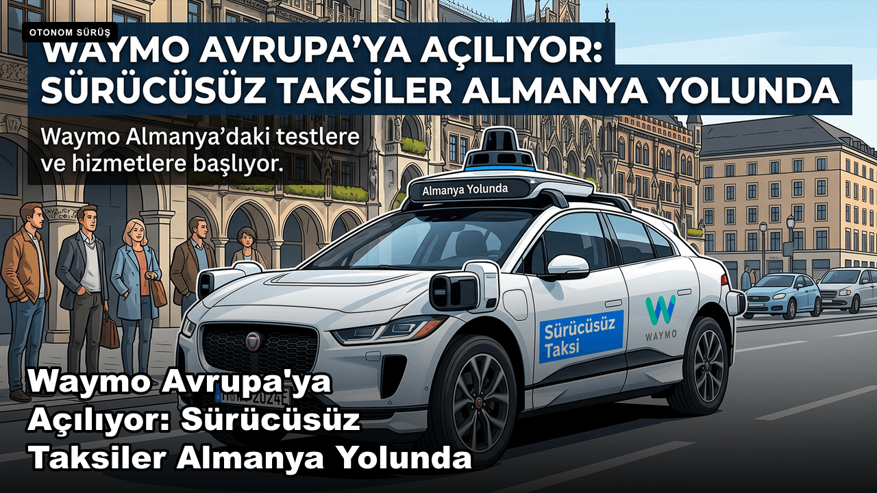 Waymo Avrupa'ya Açılıyor: Sürücüsüz Taksiler Almanya Yolunda