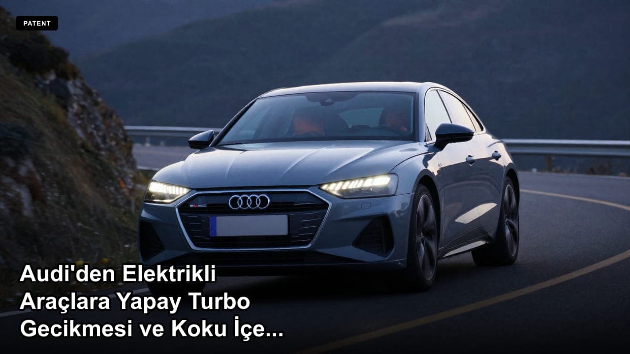 Audi'den Elektrikli Araçlara Yapay Turbo Gecikmesi ve Koku İçeren Patent Başvurusu