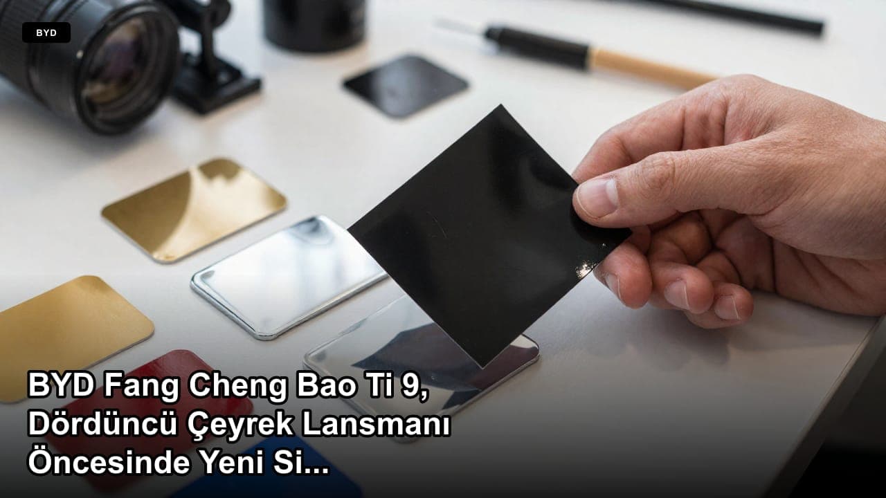 BYD Fang Cheng Bao Ti 9, Dördüncü Çeyrek Lansmanı Öncesinde Yeni Siyah Rengini Gösterdi