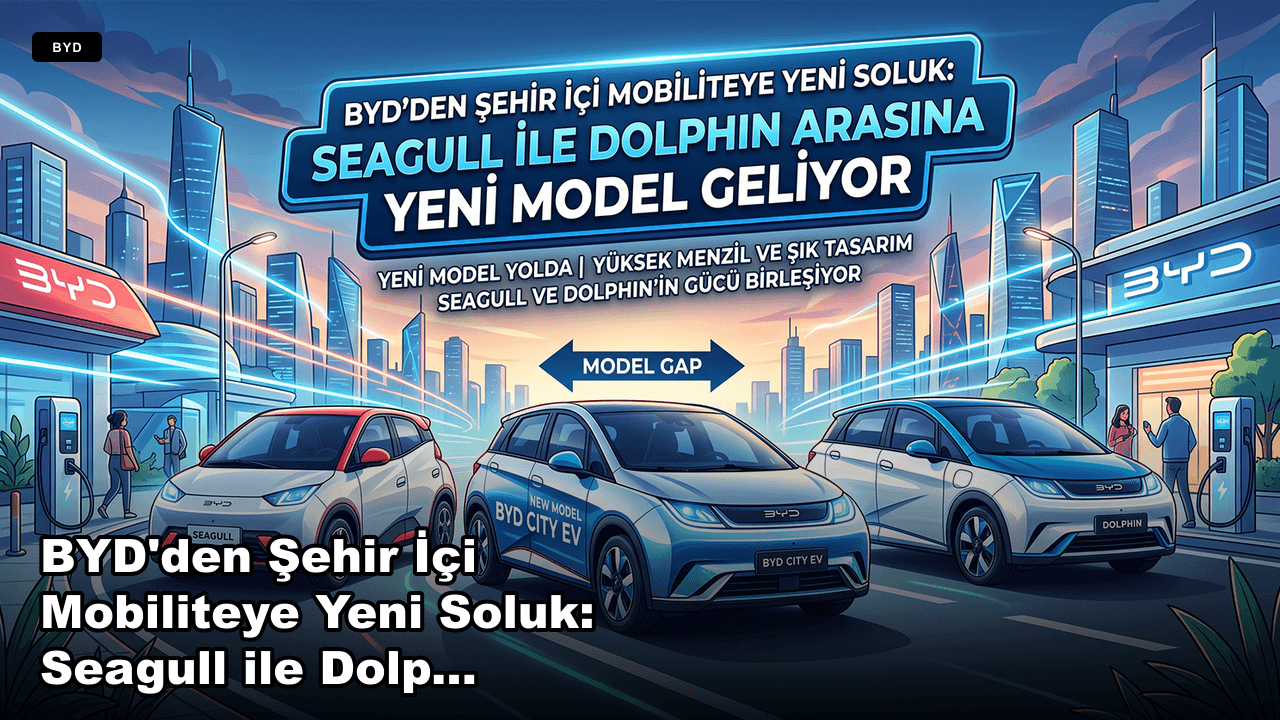 BYD'den Şehir İçi Mobiliteye Yeni Soluk: Seagull ile Dolphin Arasına Yeni Model Geliyor