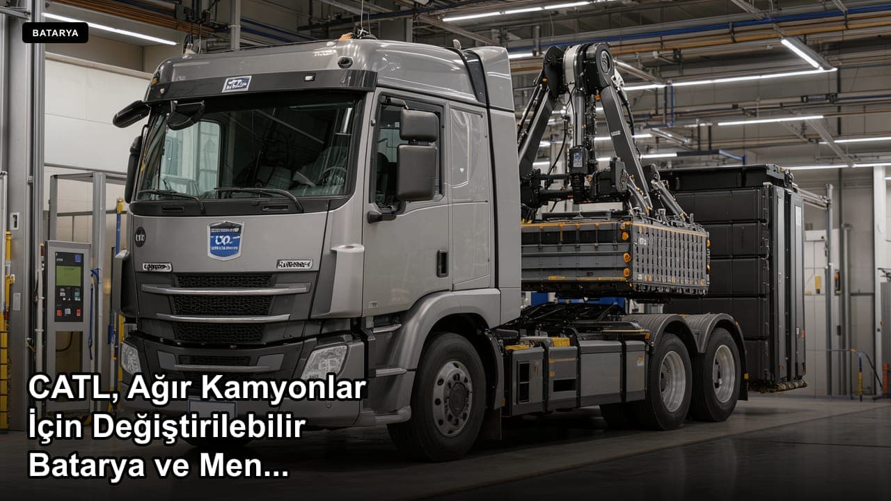 CATL, Ağır Kamyonlar İçin Değiştirilebilir Batarya ve Menzil Uzatıcıyı Tek Sistemde Birleştirdi