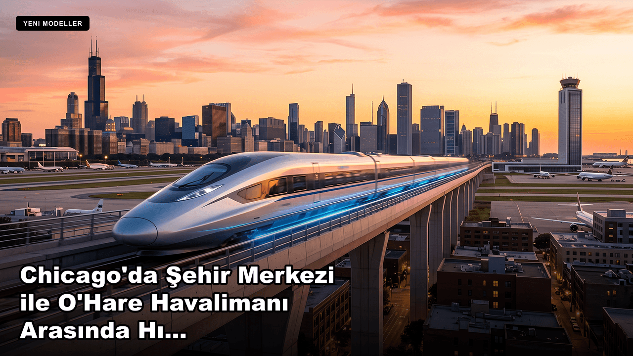 Chicago'da Şehir Merkezi ile O'Hare Havalimanı Arasında Hızlı Elektrikli Tren Dönemi Başlıyor