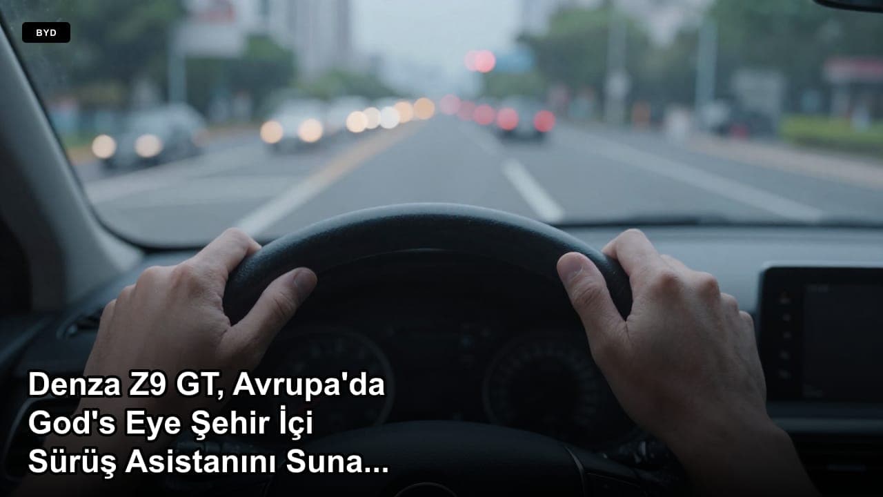 Denza Z9 GT, Avrupa'da God's Eye Şehir İçi Sürüş Asistanını Sunacak İlk BYD Modeli Olacak