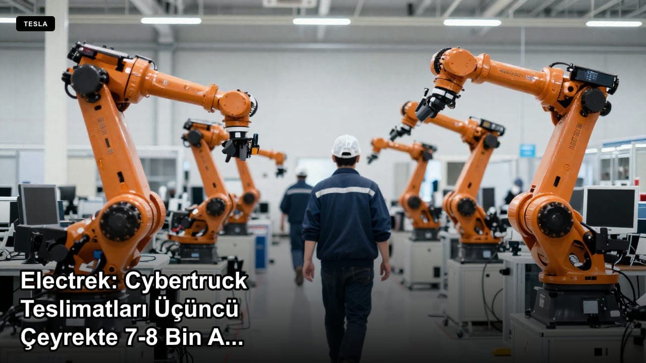 Electrek: Cybertruck Teslimatları Üçüncü Çeyrekte 7-8 Bin Adet Civarında Kaldı