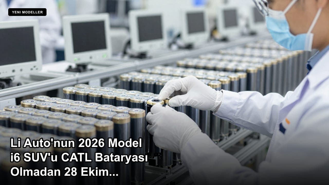 Li Auto'nun 2026 Model i6 SUV'u CATL Bataryası Olmadan 28 Ekim'de Satışa Sunulacak