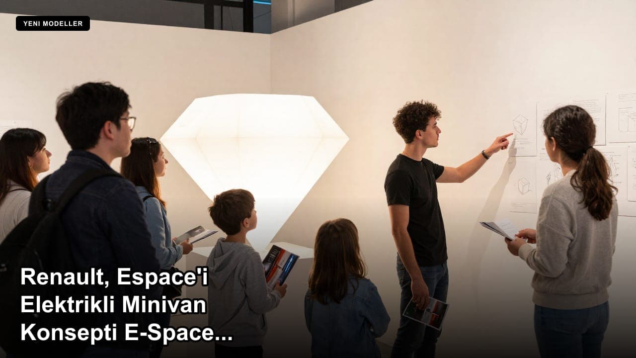 Renault, Espace'i Elektrikli Minivan Konsepti E-Space ile Yeniden Yorumluyor