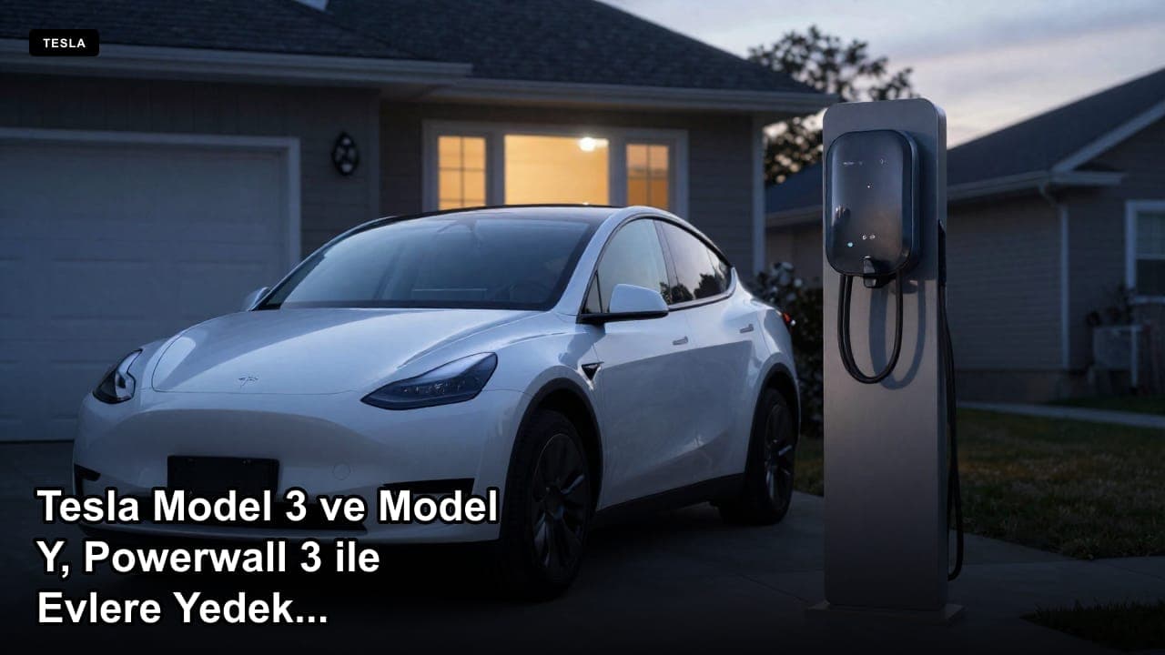 Tesla Model 3 ve Model Y, Powerwall 3 ile Evlere Yedek Güç Sağlamaya Başladı