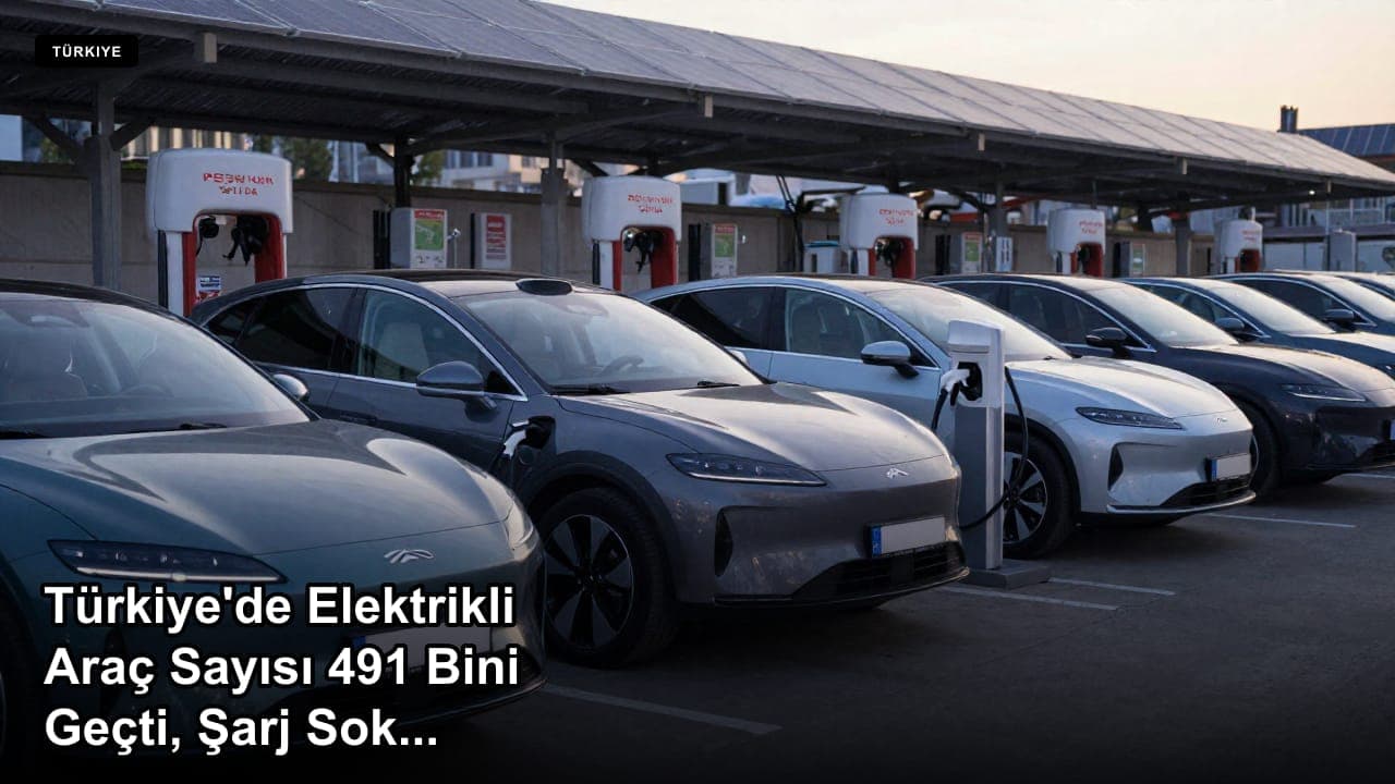 Türkiye'de Elektrikli Araç Sayısı 491 Bini Geçti, Şarj Soketi Sayısı 49 Bine Yaklaştı