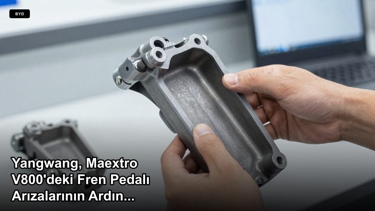 Yangwang, Maextro V800'deki Fren Pedalı Arızalarının Ardından Tamamen Metal Pedallarını Sergiledi